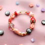 Get inspired! Making bead bracelets with a colourful twist.