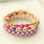 Create colourful bracelets with our new miracle beads