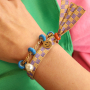 Create colourful bracelets with smart stopper bead 