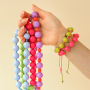 Endless combinations with large round acrylic beads