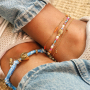 Create summer anklets with stainless steel beads