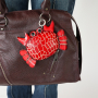 Create a beautiful collection with leather purses and keychains