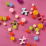 Make standout jewellery with DQ&reg; round acrylic beads