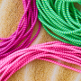 Inspiration with shell beads and elastic cord
