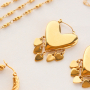 Inspiration with BY31&reg; stainless steel creole earrings 