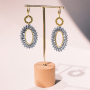 Inspiration with colourful faceted pendants 
