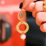 Inspiration with stainless steel earrings and charms 