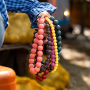 Inspiration time with matte round acrylic beads 