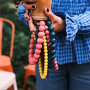 Inspiration time with matte round acrylic beads 