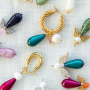 Jewellery making with Polaris Elements drop beads 