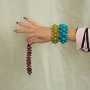 Make necklaces and bracelets with beads and beading boards 