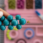Make necklaces and bracelets with beads and beading boards 