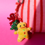 Bag charms for a festive look 
