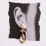 Crystal glass earrings for your party collection
