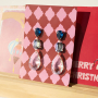 Crystal glass earrings for your party collection