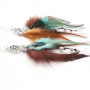 These jewellery with beautiful feathers are totally trendy and super fun to make yourself!