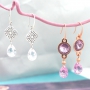 With Rivoli crystals and our beautiful drop shaped charms you can make fantastic earrings with a classical look!