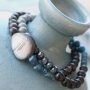 Go for a striking winter look with our shell beads in gorgeous colours and different shapes!