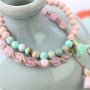 The summer colours of our natural stone beads are just perfect for summer jewellery with a modern look!