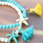 For a real summer look our ceramic beads are totally fun!