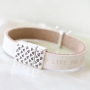 Cool & classy bracelets with flat DQ leather and DQ metal findings for a sophisticated look