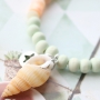 With our new wooden beads in fresh colours you can create the best jewellery with marvelous details.