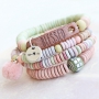 These bracelets in happy colours can be created with DQ Greek ceramic beads, how do you give your own twist to the design?