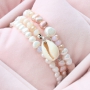 These freshwater pearl bracelets and necklaces are so feminine
