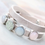 Stylish jewellery with Polaris Elements cabochons and Cuoio bracelets!