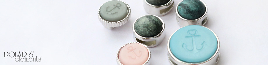 Cuoio setting / slider for 15mm leather and 20mm cabochon