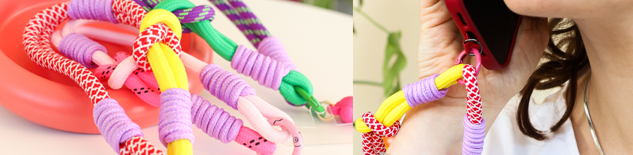 Trendy phone cords and practical lanyards