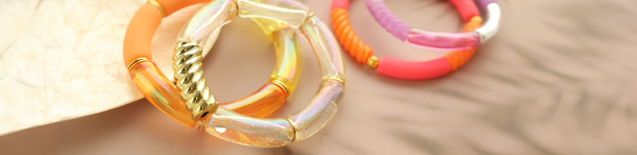 Acrylic tube beads Acrylic tube beads