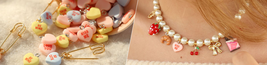 Just in: Colourful Christmas resin pendants