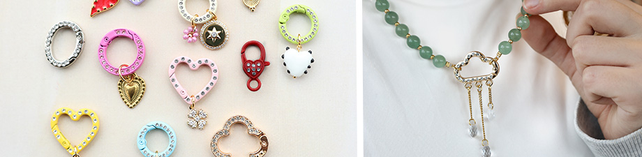 Musthave alert! Coloured keychain findings