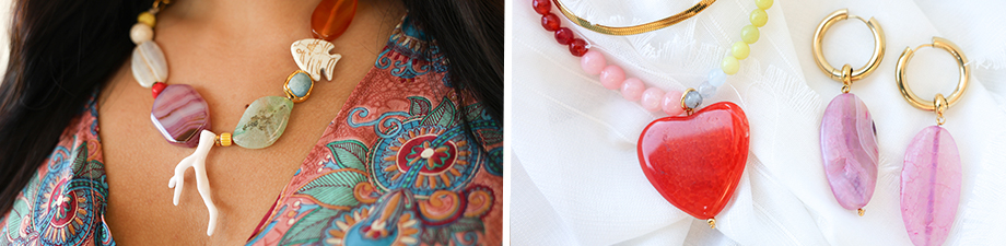 New collection of natural stone beads