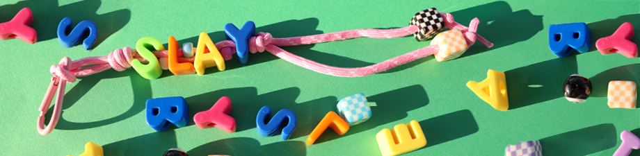 New acrylic letter beads New acrylic letter beads