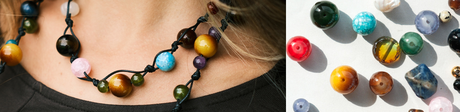 Round glass beads for your autumn collection Round glass beads for your autumn collection