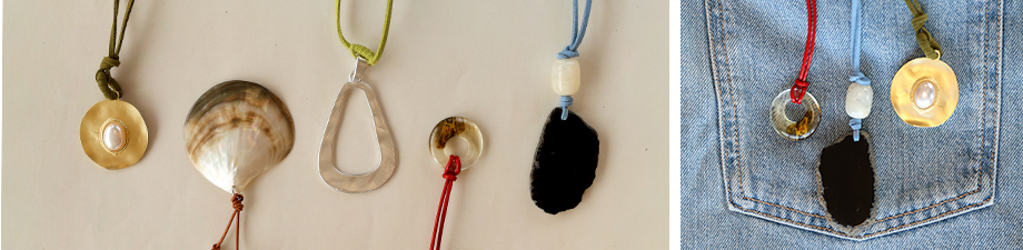 Leather and faux suede cords Leather and faux suede cords
