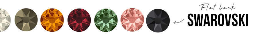 Swarovski Elements 2088-SS 34 flat back (7mm)
