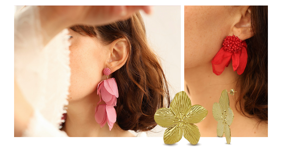 flower earrings